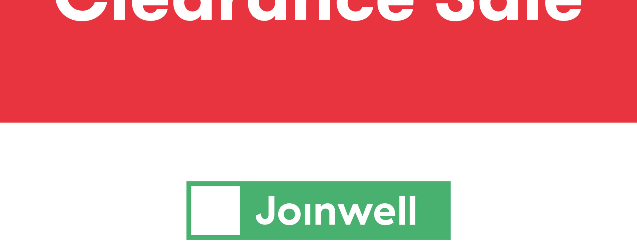 August Clearance Sale