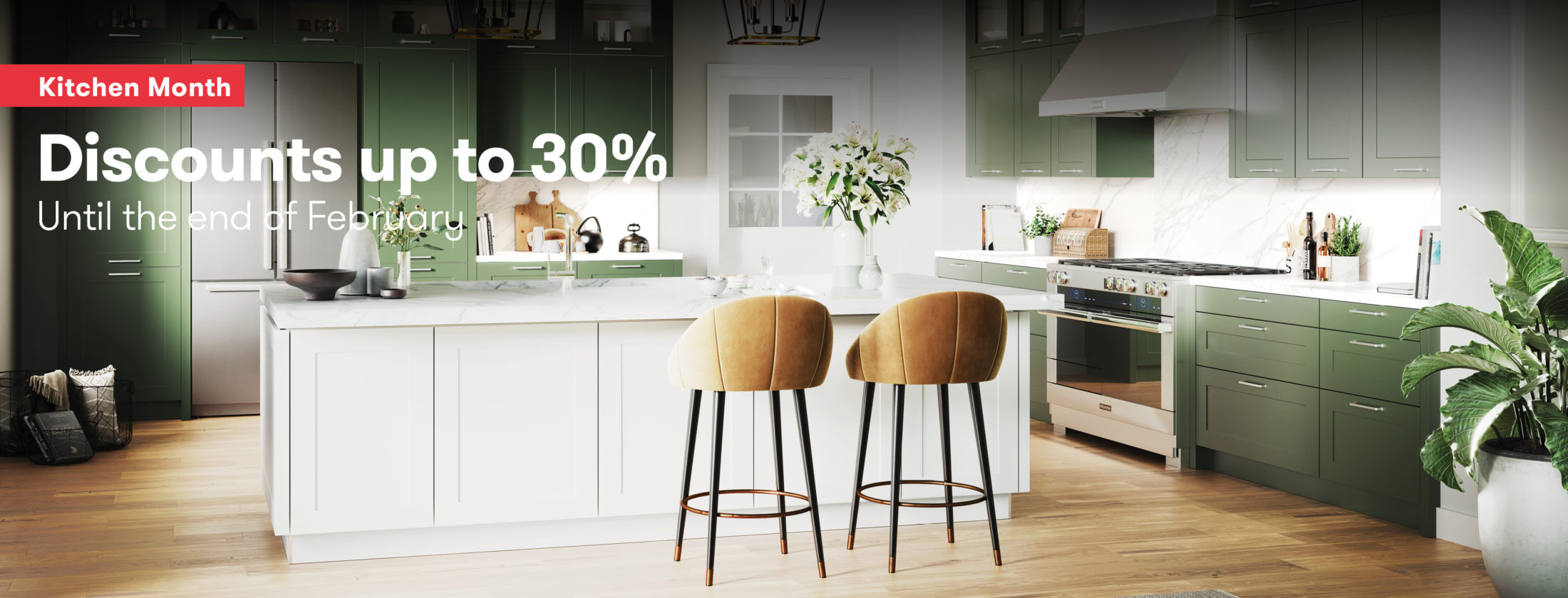 Kitchens Month Desktop Banner