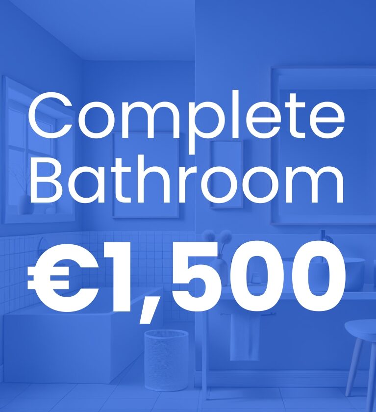 Complete bathroom for €1,500